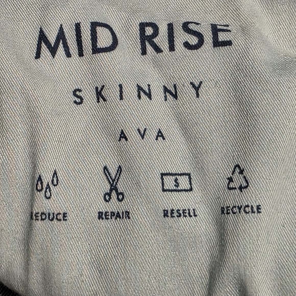 Lucky Brand Jeans Ava Mid Rise Skinny Dark Wash Denim Womens Size Small 28 / 6 - Picture 4 of 8